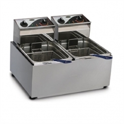 Roband F28 Electric Benchtop Twin Pan Deep Fryer - 2 x 8ltr 